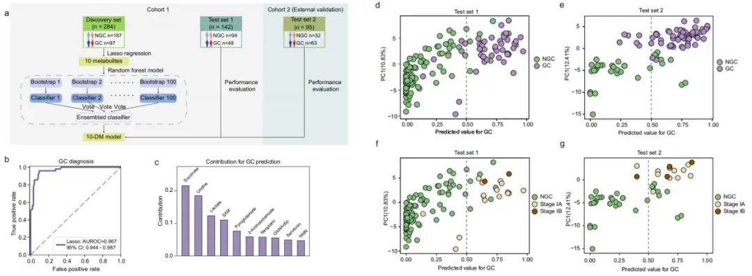 组学分析 | 机器学习预测胃癌早诊代谢标志物(图3)